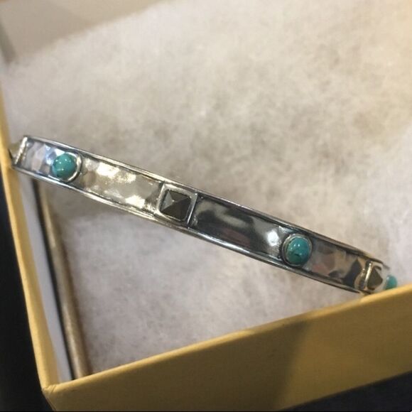 SILPADA Turquoise Sterling Silver 925 Bangle - Picture 2 of 9
